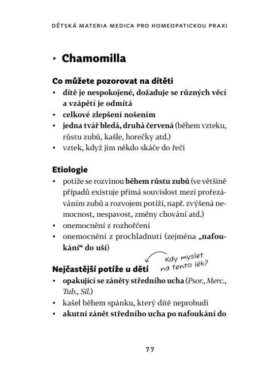Ukázka kapitoly Chamomilla